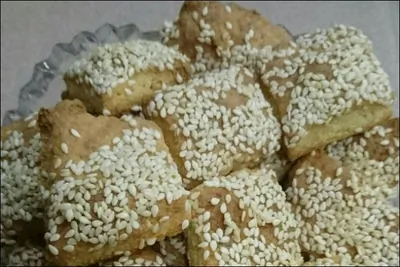 Творожные палочки с кунжутом