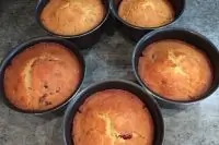 Маффины с фруктозой и клюквой