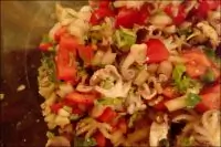 Салат с осьминогами