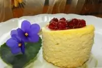 Запеканка из творога со сгущенным молоком