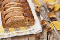 Кекс с грушами и грецкими орехами