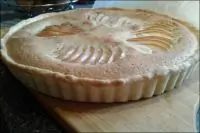 Тарт с франжипаном и грушей