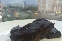 Диетический шоколадный брауни без муки, сахара и жира