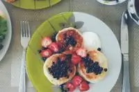 Сырники с шоколадной начинкой