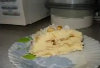 Торт из печенья с кокосовым кремом