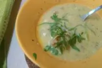 Сырная похлёбка с пшеном и курицей