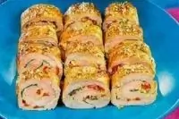 Куриные рулеты с перцем