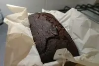 Шоколадный кекс с бананом