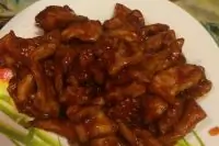 Свинина в кляре с кисло-сладким соусом