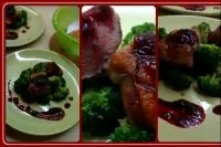 Утинные грудки фломбированные коньяком