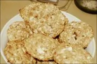 Овсяные сырники с яблоком и бананом