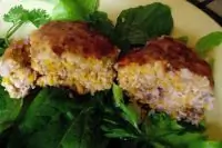 Мясные котлеты с тыквой