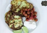 Оладьи из кабачка с адыгейским сыром