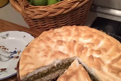 Чизкейк с меренгой