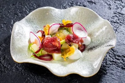 Оливье с олениной