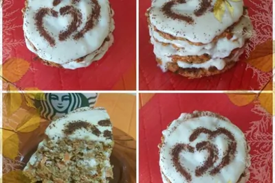 Морковный мини-торт