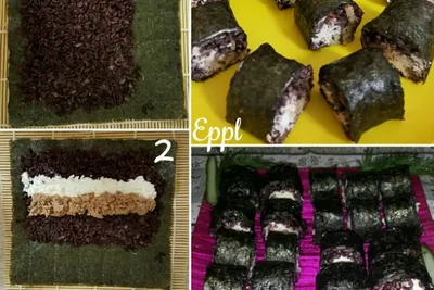 Роллы с диким рисом