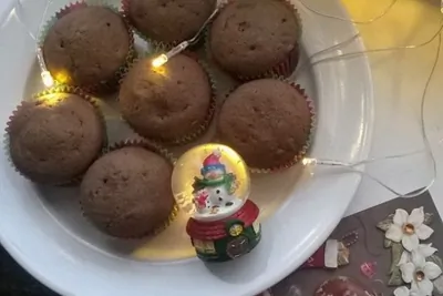 Нежные маффины с кусочками шоколада