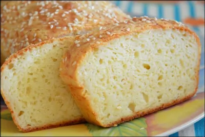 Сырный кекс с кунжутом