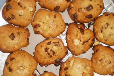 Золотистое ореховое печенье