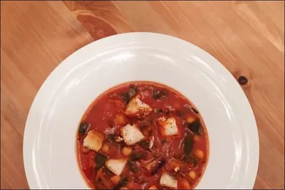 Марокканский нутовый суп