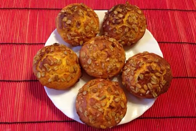 Диетические творожно-лимонные кексы