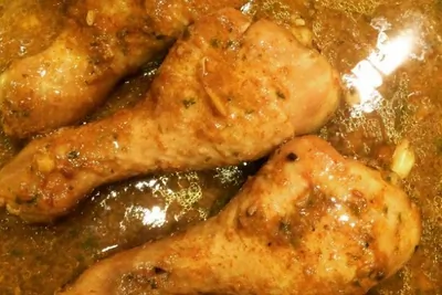 Куриные голени в пряном соусе