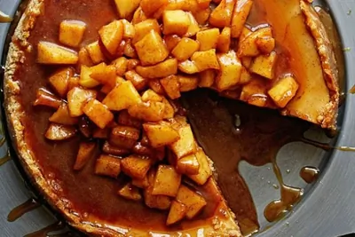 Чизкейк «Карамельные яблочки»