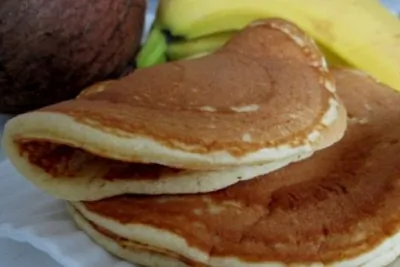 Кокосово-банановые оладьи