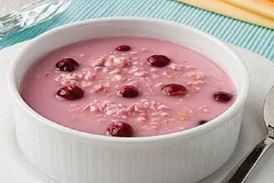 Ягодный суп с овсянкой