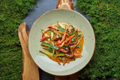 Овощи томленые в соусе «Тарантино»