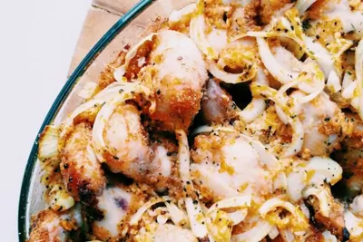 Куриные крылья в чесночном соусе