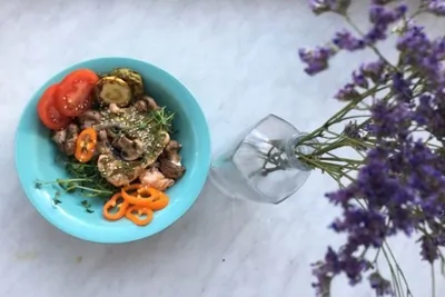 Лосось с микрогрином