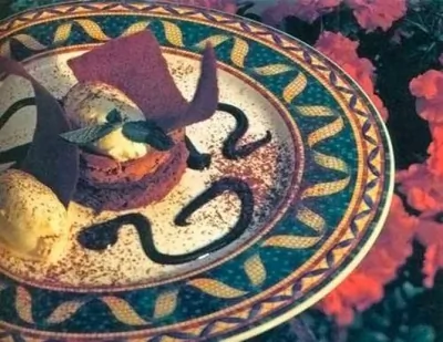 Шоколадный крем-мусс с эстрагоном