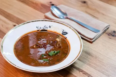 Харчо с копченой солью