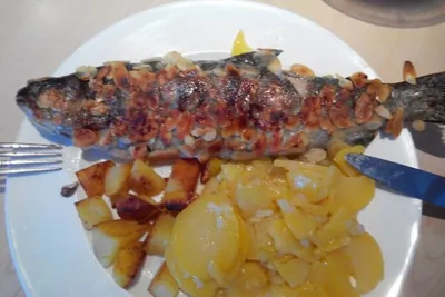 Форель в миндальном пальто