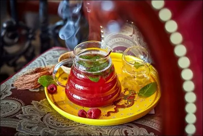 Ягодный чай с Лапсанг Сушонг