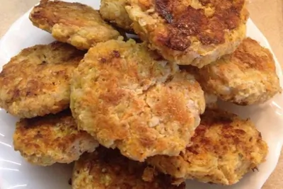 Рыбные котлеты из трески