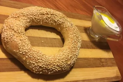 Кулури — классический греческий завтрак