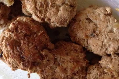 Рубленные куриные котлеты с творогом