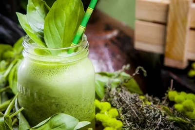 Смузи «Шпинат с калписом»