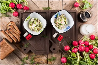 Окрошка на мацони