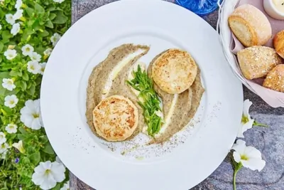 Котлеты из щуки с трюфельным пюре