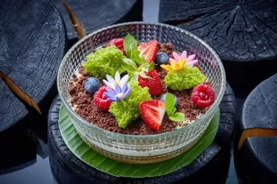 Тирамису со свежими ягодами