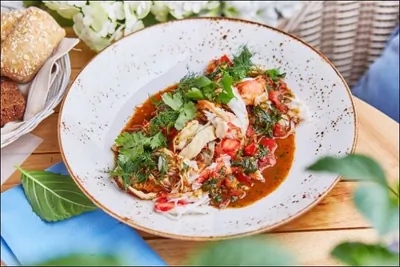 Краб в перечном соусе