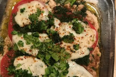 Пицца на мясном корже