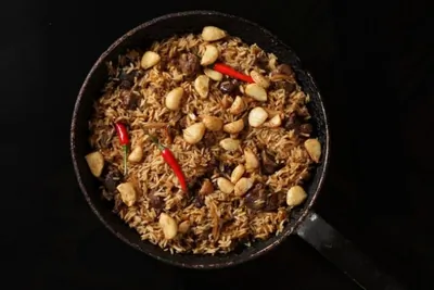 Чайханский плов с барбарисом