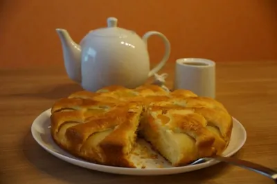 Грушево-абрикосовый пирог