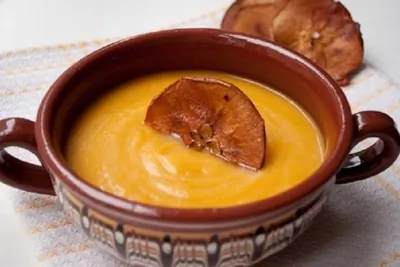 Суп из тыквы и яблок