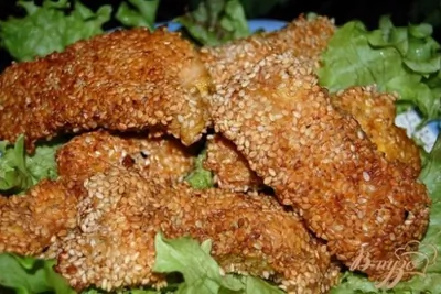 Куриные наггетсы с панировкой из свежего хлеба